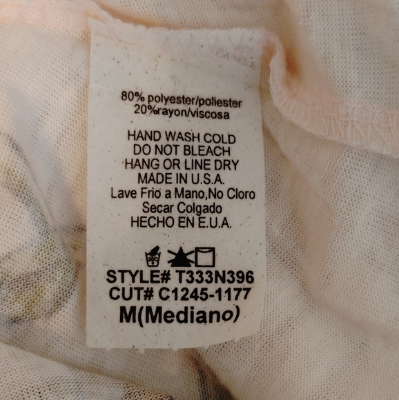 ENTI RACER BACK CHAIN PRINT TANK TOP, M - Picture 7 of 7